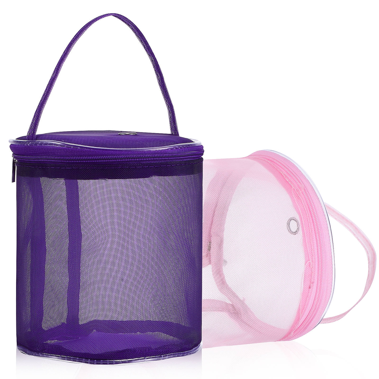 SWETRACE yarn project bag Knitting Basket Nylon Purple 2 Pcs
