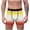 Red1, variant on Jalioing Mens Underwear Colorful Boxer Briefs Breathable Stretchy Short Leg Underpants Soft Comfortable Trunks