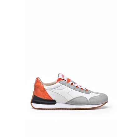 Diadora Heritage White Grey Leather Polyester Equipe Sneakers White (Men's)