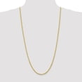 thumbnail image 4 of Auriga Fine Jewelry 10K Yellow Gold 3.35 mm Diamond-cut Quadruple Rope Chain Necklace for Men's 30", 4 of 6