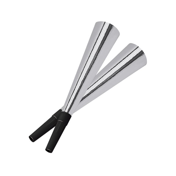 100 Pack Beistle Sparkling Silver New Years Party Horns