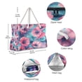 thumbnail image 5 of DIXRUYEE Beach Cooler Travel Tote Bags Beach Bag Fashion Poppy Dance Printed, 5 of 7