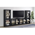 thumbnail image 2 of Denison 3-piece Entertainment Center 79-inch TV Stand Black, 2 of 19