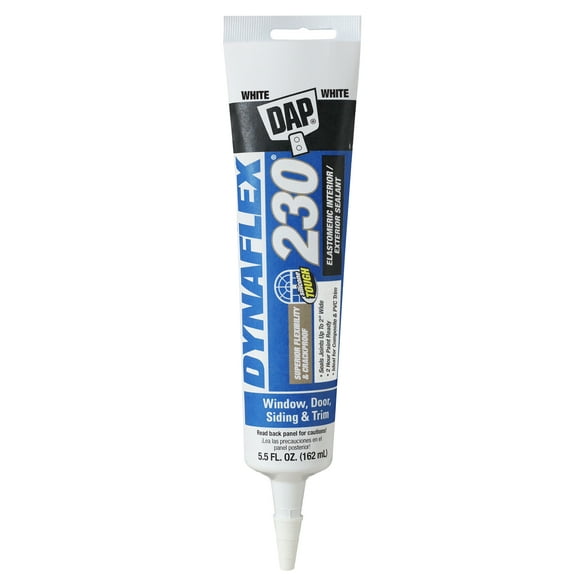 DAP Dynaflex 230 5.5 oz White Premium Sealant Caulk