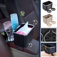thumbnail image 1 of SSZMDLB 2Pcs Car Armrest Organizer, Car Armrest Organizer, Foldable Side Storage Box with Cup Holders, Console Caddy for Phone and Tissues, Vehicle Accessory for SUV, Truck, Jeep, 1 of 9