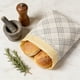 thumbnail image 4 of Bolsa de pan de cera de abejas con cremallera, reutilizable, de doble capa, con hebilla, para conservar alimentos frescos, para pan, frutas, verduras y aperitivos., 4 of 6