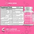 thumbnail image 3 of Multivitamin for Women with Biotin, Folic Acid, B12, Calcium, Magnesium - Women’s Daily Vitamins & Multi-Mineral Complex - Packed Full of Antioxidants & Energy Boosting Fruit - 120 Capsules - 2 Pack, 3 of 6