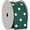 Forest Green, variant on Threadart Grosgrain Dots Ribbon 7/8" - 10 Yards - Forest Green - Available in 19 colors and 4 Widths - For Bows, Decorations, Hair Clips, and More