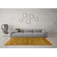 thumbnail image 3 of Ahgly Company Machine Washable Indoor Rectangle Persian Yellow Traditional Area Rugs, 2' x 3', 3 of 4