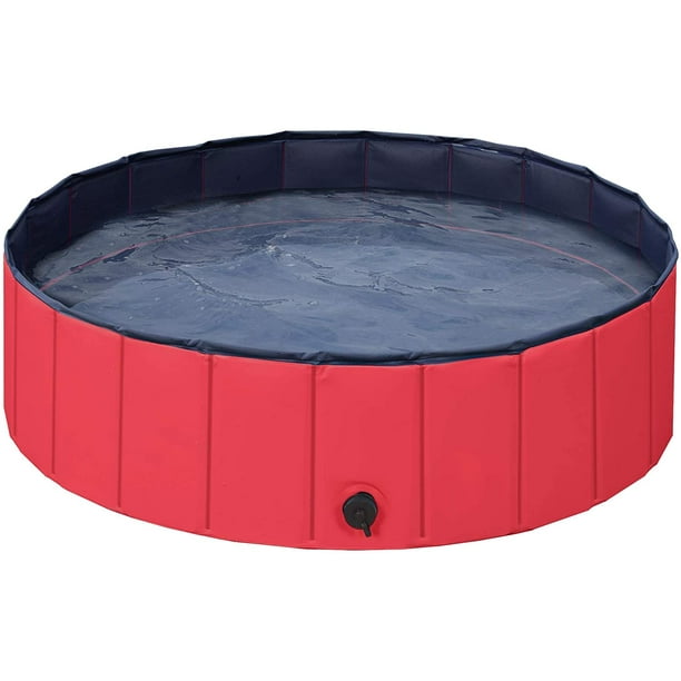 DecorX Hard Plastic Foldable Bath Pool Collapsible Large Pool Bathing ...