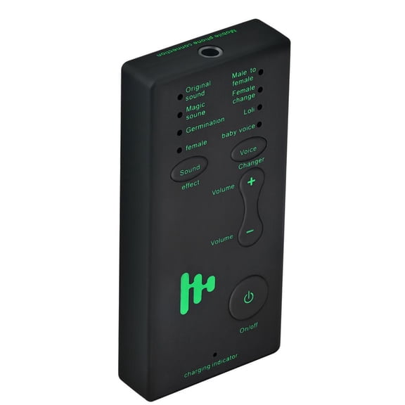 7-in-1 Voice Changer for Gaming and Entertainment Portable Mini Device, Easy Plug and Play for Online Chatting