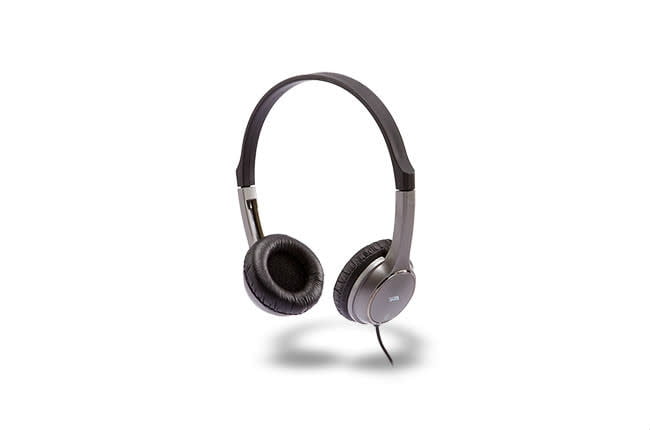 Cyber Acoustics Stereo Headphones for Kids, Gray