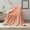 Pink 7M1, variant on Large Fleece Throw Blanket, Qiopertar Under $5 59x40 In Fleece Throw Blanket For Couch Soft Warm Fluffys Cream Solid ColorBlanket Decorative And Giftable Striped Blankets