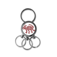 thumbnail image 1 of México totems animales salvajes antigua civilización mexicana Llavero de metal de acero inoxidable Llavero Anillo de cadena Llavero, 1 of 3