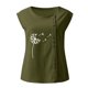 thumbnail image 4 of Mujer Verano Casual Sin mangas Botón Chaleco Cuello redondo Blusa suelta Active Top Mujer Fridja  gh2410, 4 of 4
