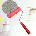 TUMALL 178mm Texture Rubber Paint Roller Brush Replacement Paint Art