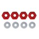 thumbnail image 3 of Adaptador de Rueda Hexagonal ANGGREK Material Duradero para HSP 1:10 Electric Nitro Road Cross Country Truck RC Car Color Rojo Azul Púrpura, 3 of 8