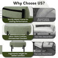 thumbnail image 4 of YODOLLA Chaise d'Appoint Moderne du Milieu du Siècle, Chaises de Salon, Chaise de Lecture pour Chambre, Vert, 4 of 11