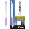 Pilot Acroball PureWhite Advanced Ink Pens, Fine Point (0.7 mm), Black Ink, 12 Count 22477878