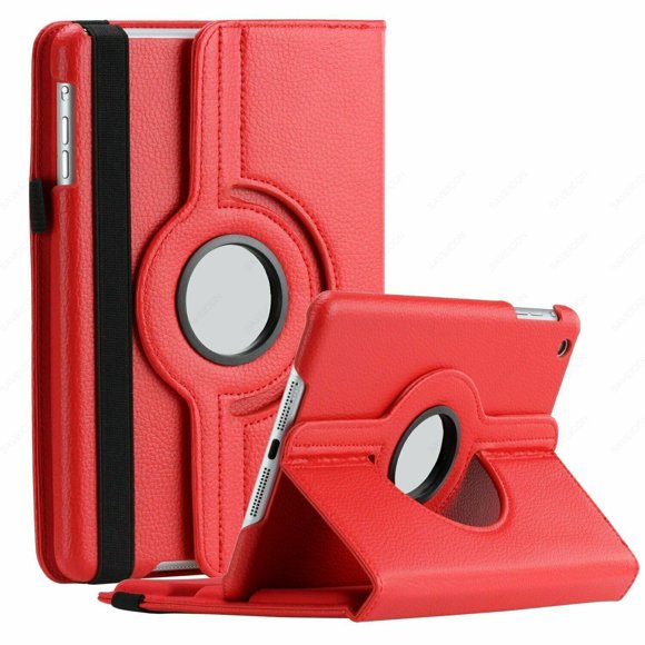 360 Stand Case Cover For Samsung Galaxy Tab E 9.6 SM- T560 T561 - Red