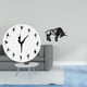 thumbnail image 2 of Reloj de pared,Reloj de pared con bailarina,reloj decorativo colgante.,Relojes de pared silenciosos Reloj decorativo de tiempo silencioso,Estatua del toro,Estatua de, 2 of 8