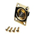 thumbnail image 1 of Conector de salida y orificio de conexión de placa para guitarra eléctrica. Piezas de reparación profesionales de metal para aficionados al bricolaje, 1 of 8