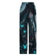 thumbnail image 5 of Demon Slayer Muichiro Tokito Pajama Pants Long Sleep Pants Soft Elastic Waist PJ Bottoms Lounge Pants, 5 of 7
