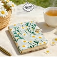 thumbnail image 3 of ipoul Pocket Journal, Small Notebook, A6 Sketchbook, 4x6, Hardcover, Lay Flat, Beautiful Journal, Daisy Gifts for Women, White, 3 of 8