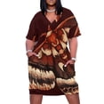 thumbnail image 1 of Vestido holgado con bolsillos de polilla Cecropia, ropa de mujer, vestido largo, vestidos elegantes para mujer, venta de vestidos de mujer, 1 of 6