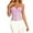Purple, variant on Womens Shapewear Women's Lace Mesh Double Strap Corset Bustier Tank Top Weight Loss Helper White XS