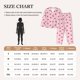 thumbnail image 4 of Balery Strawberry Floral Conjunto de Pijama con Estampado para Mujer, Conjunto de Dos Piezas con Manga Larga, Ropa de Dormir Suave con Bolsillos, Pijamas Cómodos-Medium, 4 of 7