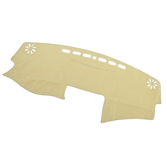 Unique Bargains Auto Dashboard Cover Beige Polyester Non-slip Mat Protector Carpet Sun Proof for Toyota Camry 2007-2011