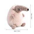 thumbnail image 2 of Blue Cute Stuffed Anteater Plushie, Soft Squeeze Stuffed Toys Cuddle Pillow, Birthday Holiday Gift for Student and Animal Lovers, Nursery and Bedroom Decor, 1 Pack, 2 of 5