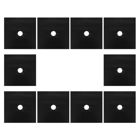

10 Pcs Furnace Vent Cap Accesorios De Cocina Para Gas Stove Protection Mat Hob Protector Square