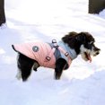 thumbnail image 4 of Lucoss Winter Dog Coat with integrated harness No Pull Cold Weather Waterproof Warm Fleece Back Zipper for Small & Medium Dog, 4 of 5
