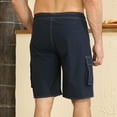 thumbnail image 4 of Mowujeit Men's Quick Dry Swim Trunks with Liner Summer Beach Shorts Navy Blue S-4XL, 4 of 8