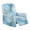 Blue-Marble Pattern, variant on Kuiaobaty Marble Print Reclining Slipcover for Living Room Breathable Recliner Chair Cover with Elastic Bottom Washable Reclining Couch Cover Durable Recliner Sofa Slipcover