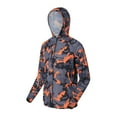 thumbnail image 5 of WREESH Fashion Jacket Men Outdoor Long Sleeve Zipper Hooded Breathable Camouflage Thin Fishing Clothes Sun Protection Clothing Orange, 5 of 5