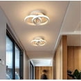 thumbnail image 2 of LED Ceiling Chandelier, Ceiling Light Fixture, 18W, Modern Chic Acrylic Ceiling Light Lighting for Kitchen Living Room Bedroom, 2 of 5
