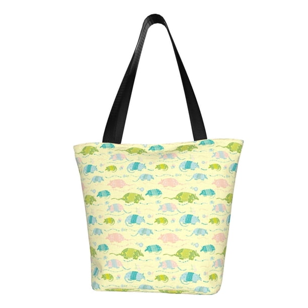 Easygdp Armadillo Floral Bolso de Hombro para Mujer, Bolso Bandolera y Cartera de Mano Elegante para Uso Diario