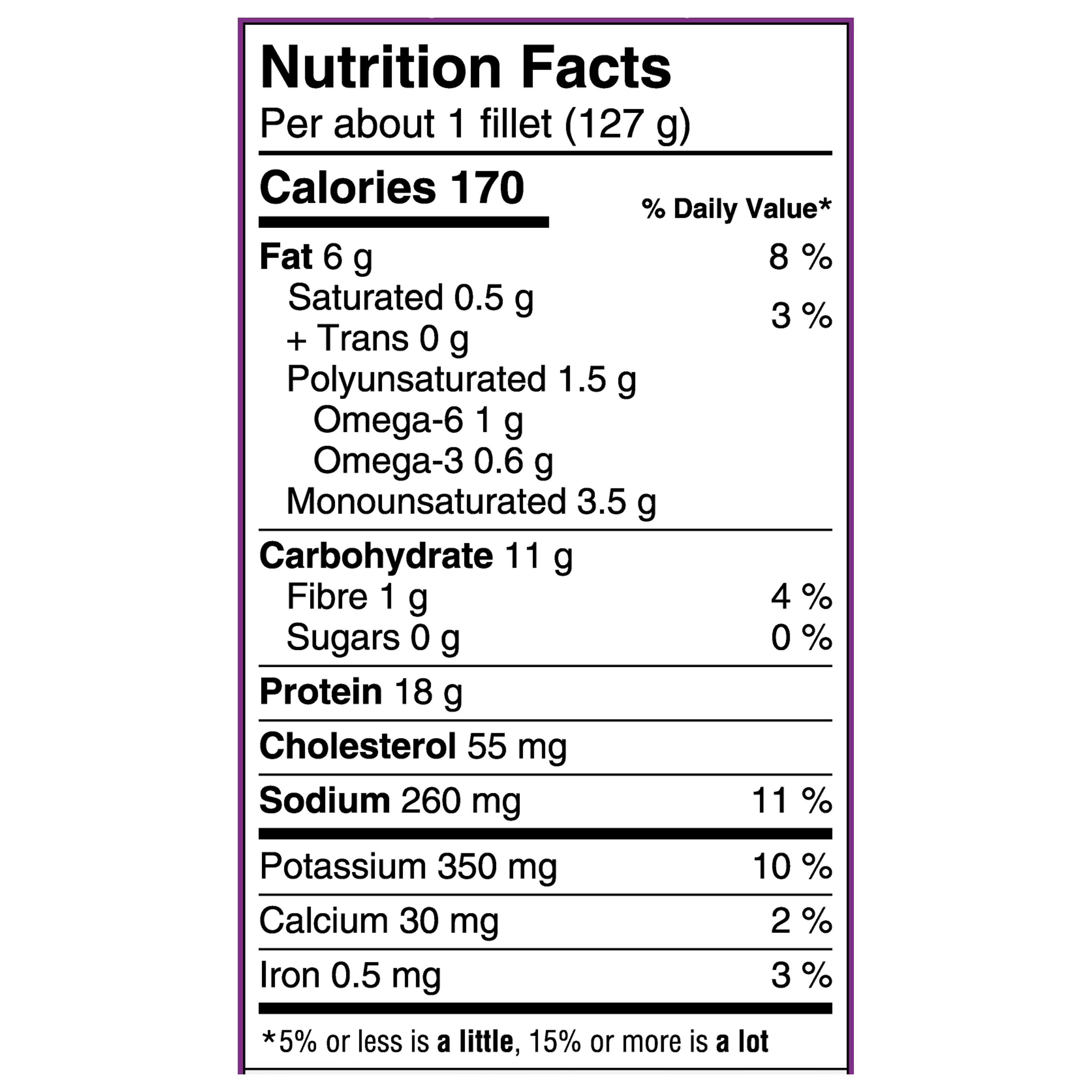 High Liner Pan-Sear Selects Roasted Garlic & Herb Haddock, 500 g