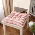 thumbnail image 5 of Soft Plaid Chair Pad, 13.77-Inch Square Seat Cushion for Dining Chairs, Non-Slip Kitchen Chair Pads for Home & Office, Comfortable Tufted Fabric Seat Decor,Blue, 5 of 5