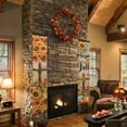 thumbnail image 5 of SEANATIVE Thanksgiving Porch Flags for Indoor Outdoor 2CS Sunflower Banner Hanging Sign for Front Door Porch Home Yard Decor Holiday Farmhouse Happy Fall 70.9x12.6 Inch, 5 of 7