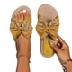 thumbnail image 4 of Plantillas para los Pies Planos de la Moda Floral Arco Redondo Del Dedo Del Pie Abierto Zapatillas Planas, Diapositivas Al Aire Libre de Interiores Informales, 4 of 9