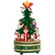 thumbnail image 1 of 2024, Caja de música para árbol de Navidad, caja de música de madera, árbol de Navidad con adornos colgantes, Navidad, 1 of 4