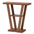 thumbnail image 2 of Baxton Studio Boone Table Console en Bois Fini Noyer Brun, 2 of 8