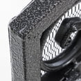 thumbnail image 4 of Benjara Fireplace Screen- Scrollwork Mesh Design- Iron w Black- Silver Finish, 4 of 9