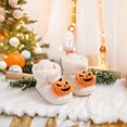 thumbnail image 6 of REDARER Pumpkin 3D Decor Soft Non Warm Baby Crib Booties Winter First Walkers Footwear for Halloween Daily Indoor Loungewear,6-12 Months, 6 of 9