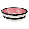 Ethical Pet Contemporary Ruffle Cat Dish, Pink, 5"