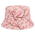 thumbnail image 5 of Gsakboxl Sun Hats for Women Nature Botanical Digital Print Bucket Hat Lightweight Casual Garden Morning Baseball Cap Korean Style Outdoor Travel Sun Hat, 5 of 5